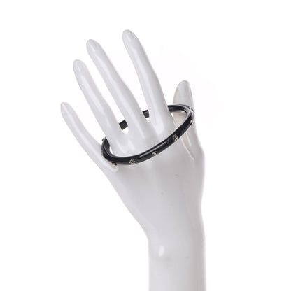 Chanel Resin Camellia CC Bracelet Black 2 of 4