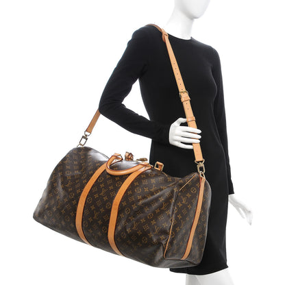 Louis Vuitton Monogram Keepall Bandouliere 55 2 of 9