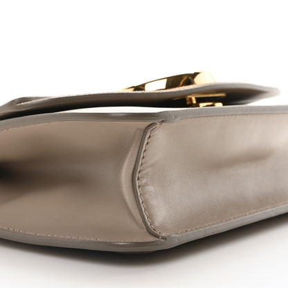 Chloe Calfskin Suede C Clutch With Chain Motty Grey 9 of 10