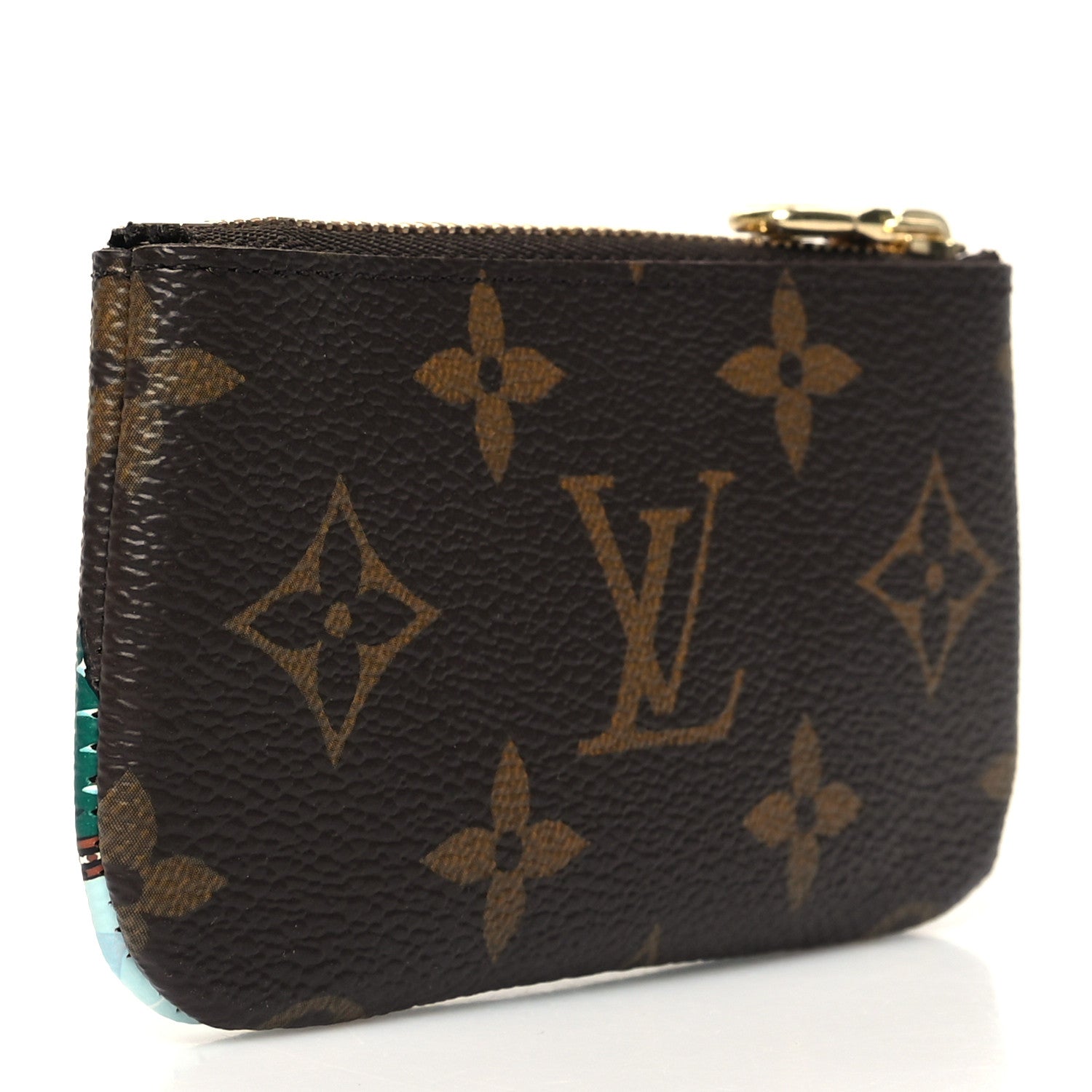 Louis Vuitton Monogram 2023 Christmas Animation Alpine Key Pouch Pink 3 of 8