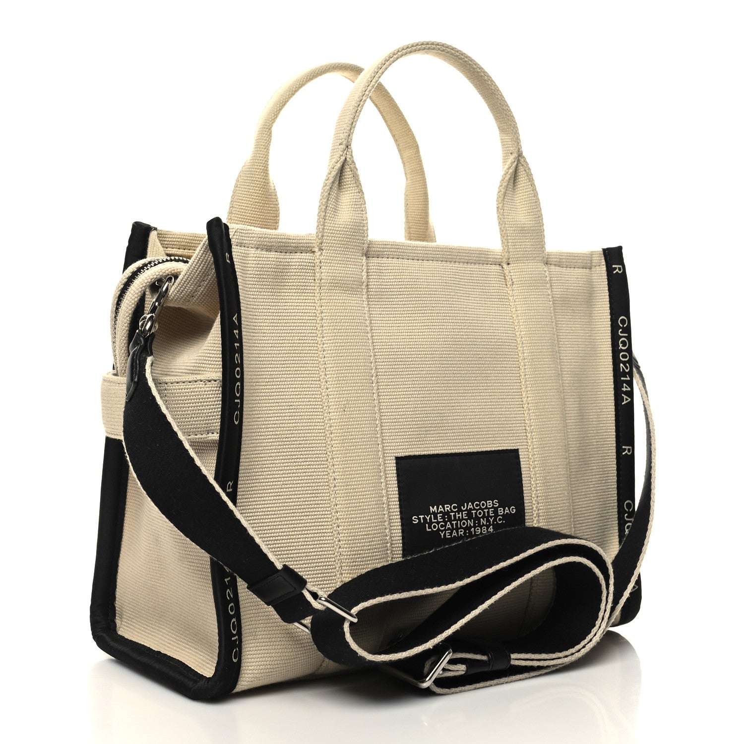Marc Jacobs Jacquard Medium The Traveler Tote Bag Warm Sand 3 of 11