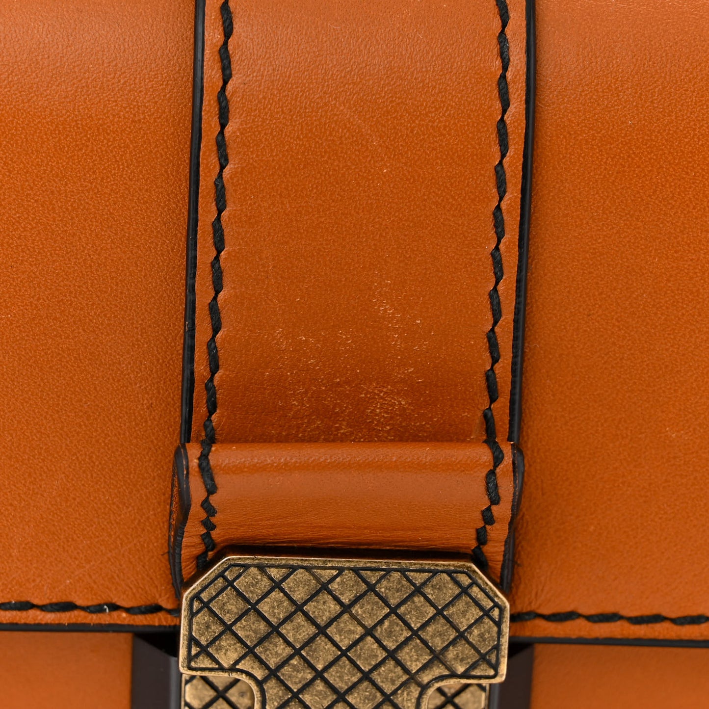 Nappa Small Piazza Bag Terracota