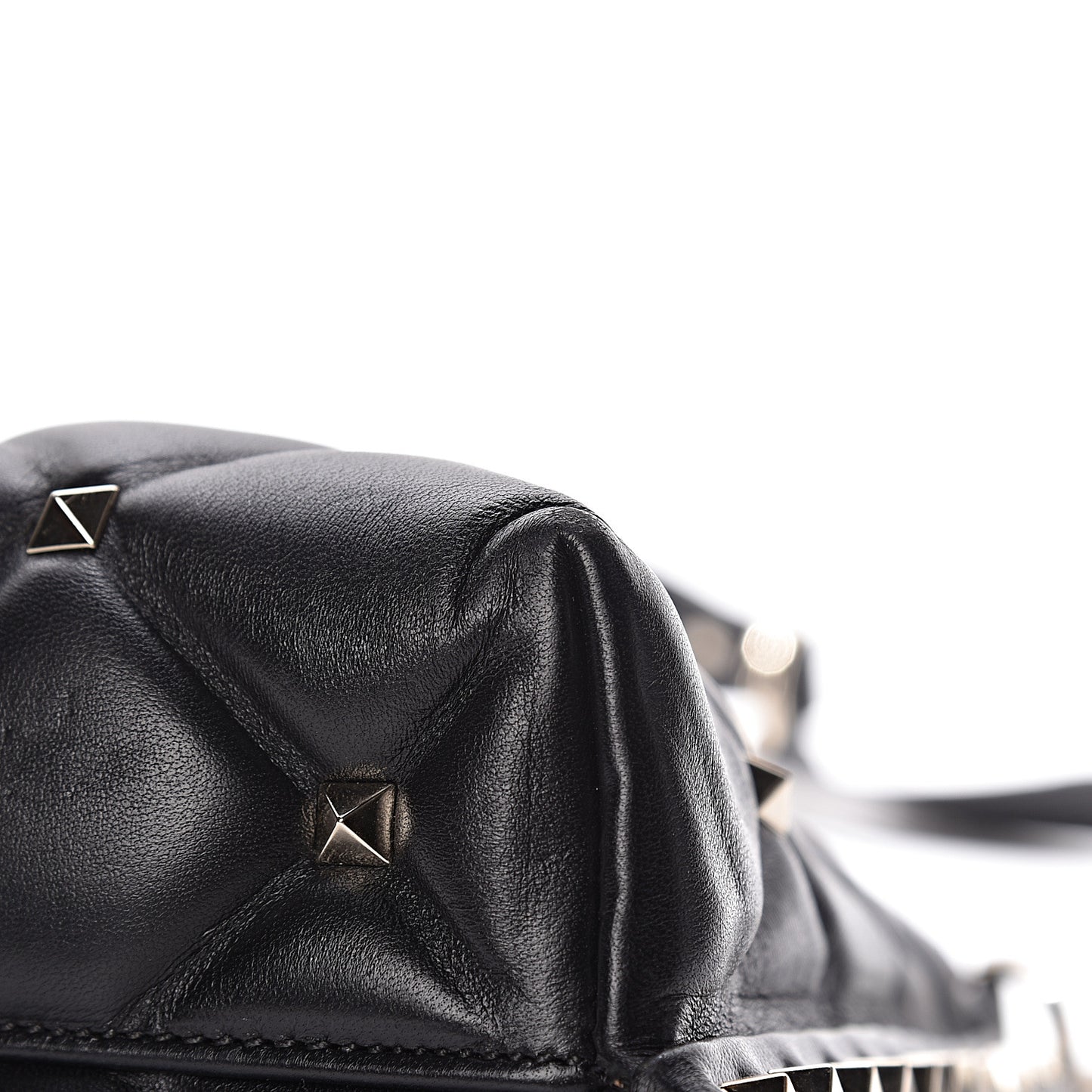 Nappa Candystud Shoulder Bag Black