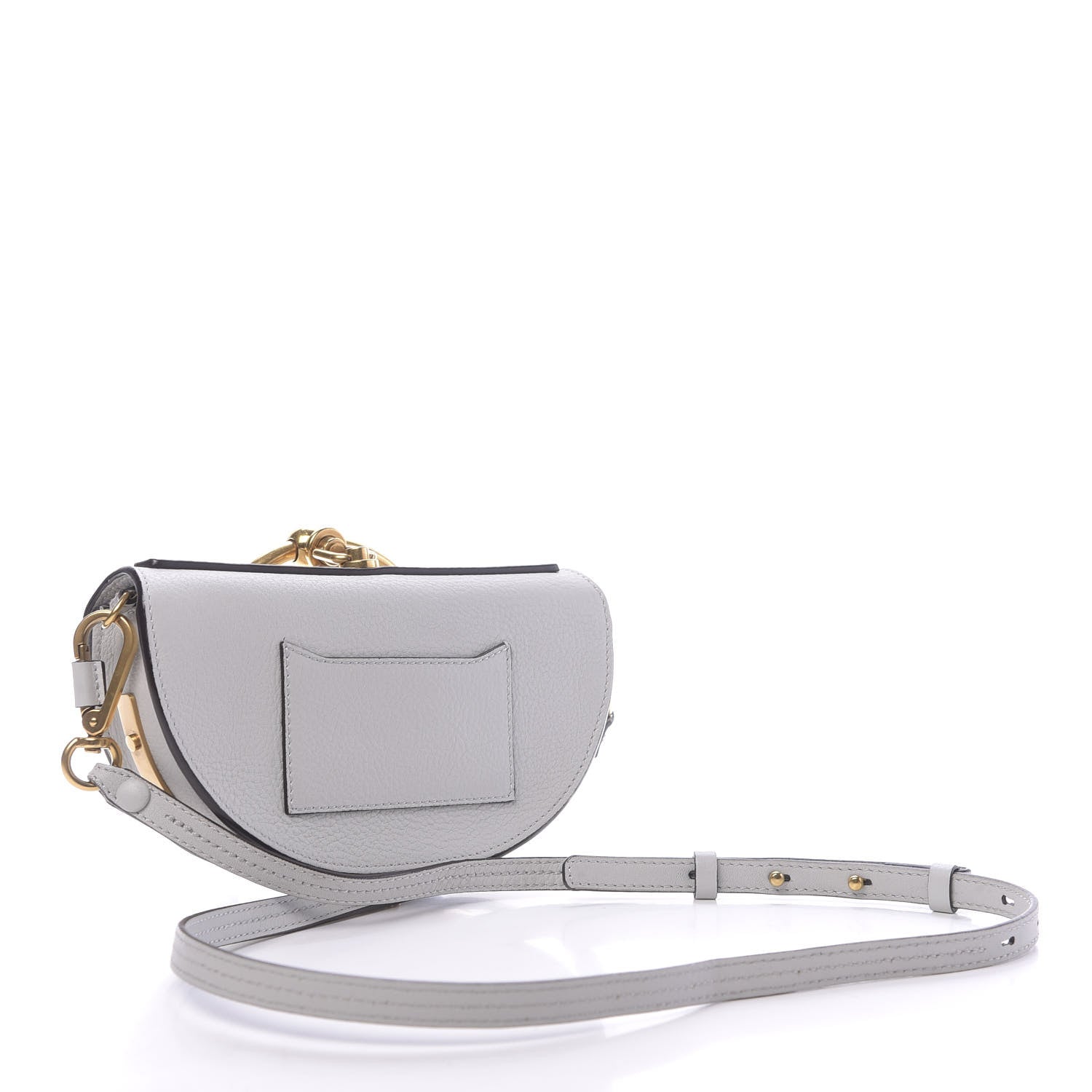 Chloe Calfskin Small Nile Bracelet Minaudiere Bag Airy Grey 3 of 16