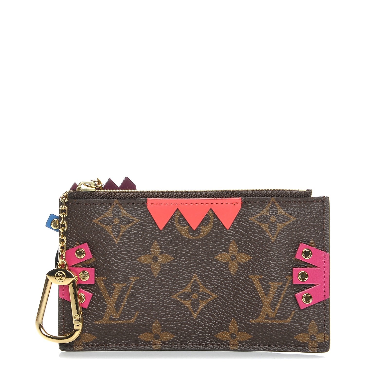 Louis Vuitton Monogram Totem Key Pouch Flamingo 1 of 8