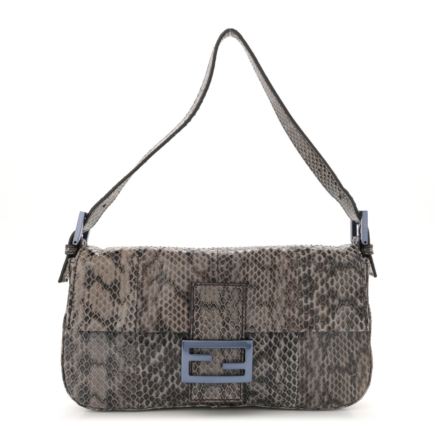 Snakeskin Baguette Grey