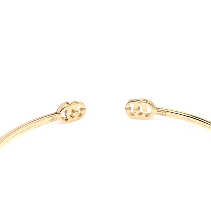 Gucci 18K Yellow Gold GG Running Cuff Bracelet 5 of 8