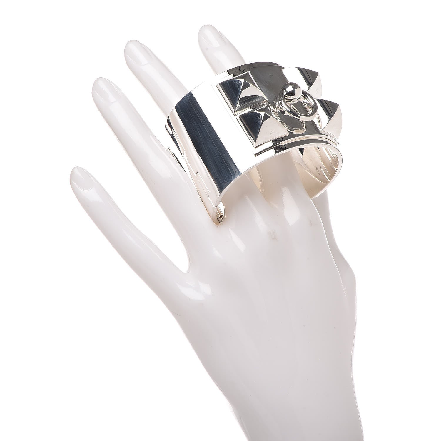 Hermes Sterling Silver Collier De Chien Bracelet SH 2 of 6