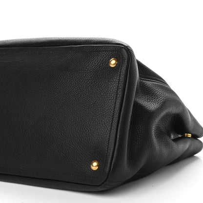 Prada Vitello Daino Tote Black 8 of 8