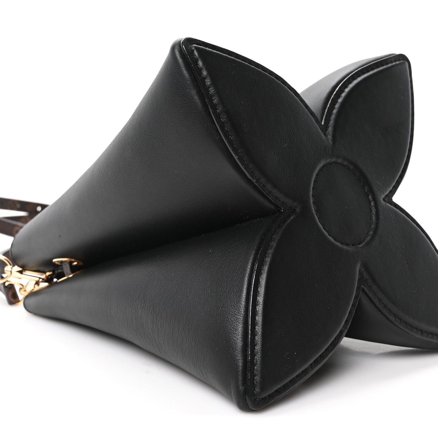 Calfskin Monogram LV Bloom PM Black