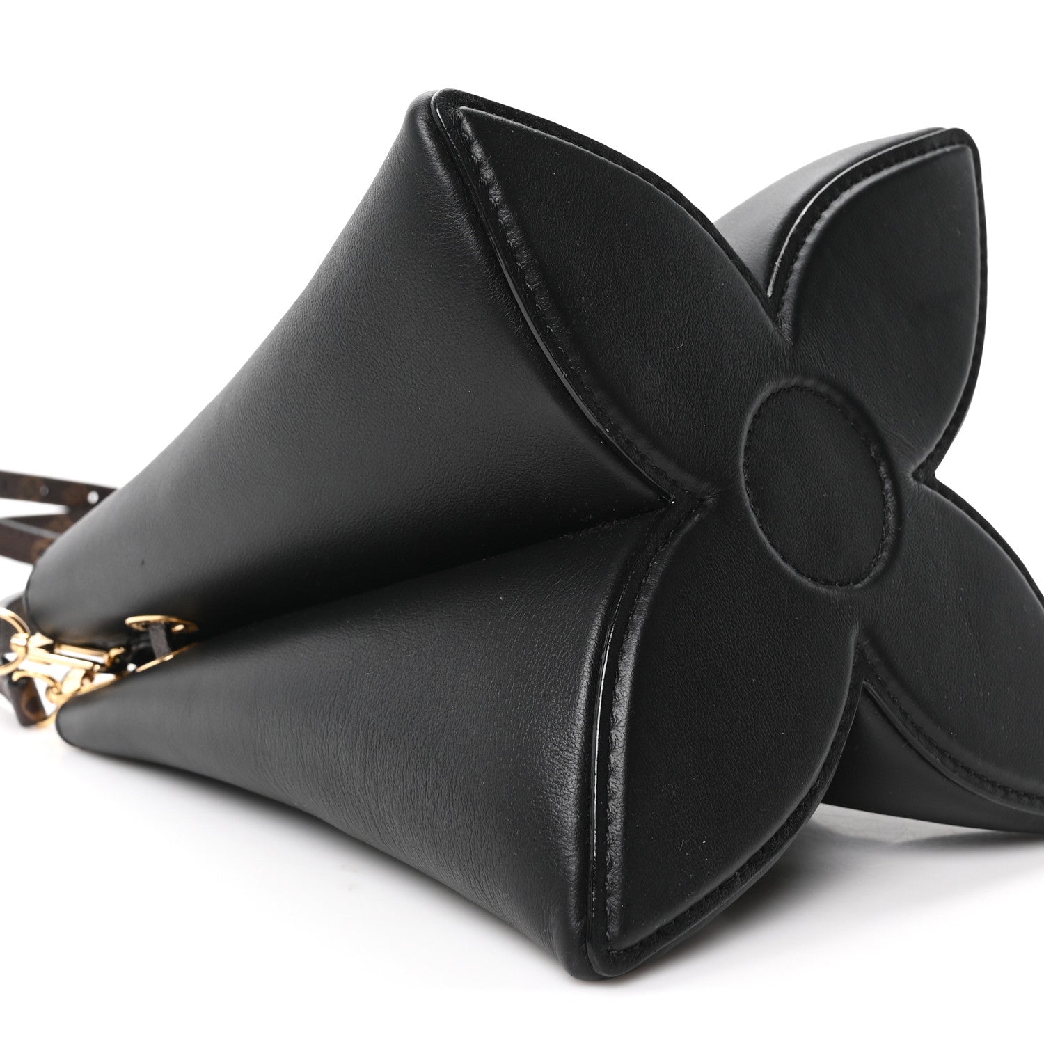 Louis Vuitton Calfskin Monogram LV Bloom PM Black 8 of 9