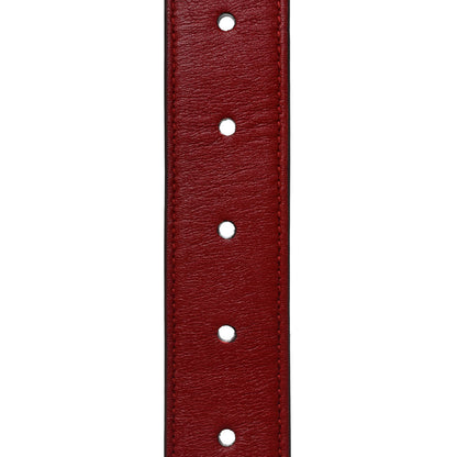 Gucci Calfskin Matelasse GG Marmont Belt Bag 75 30 Hibiscus Red 11 of 11