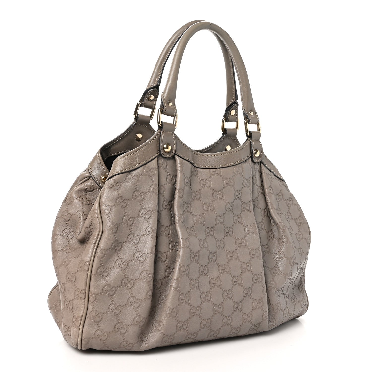 Gucci Guccissima Medium Sukey Tote Taupe 3 of 11