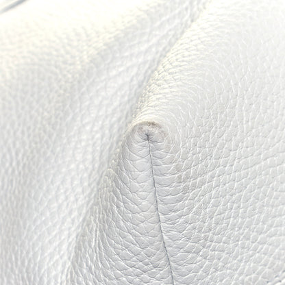 Burberry London Grainy Calfskin Medium Baynard Tote White 9 of 13