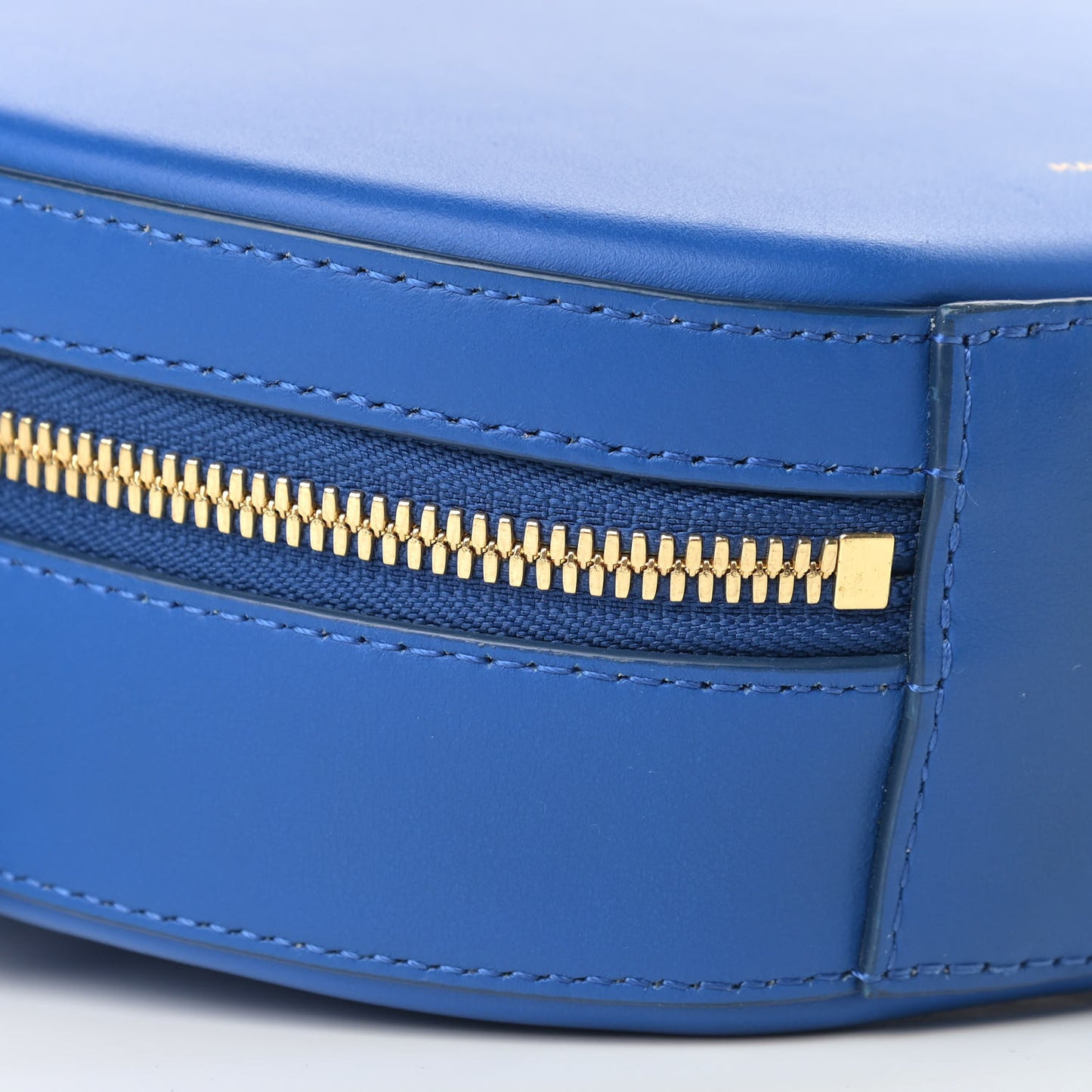 Calfskin Circle Crossbody Bag Royal