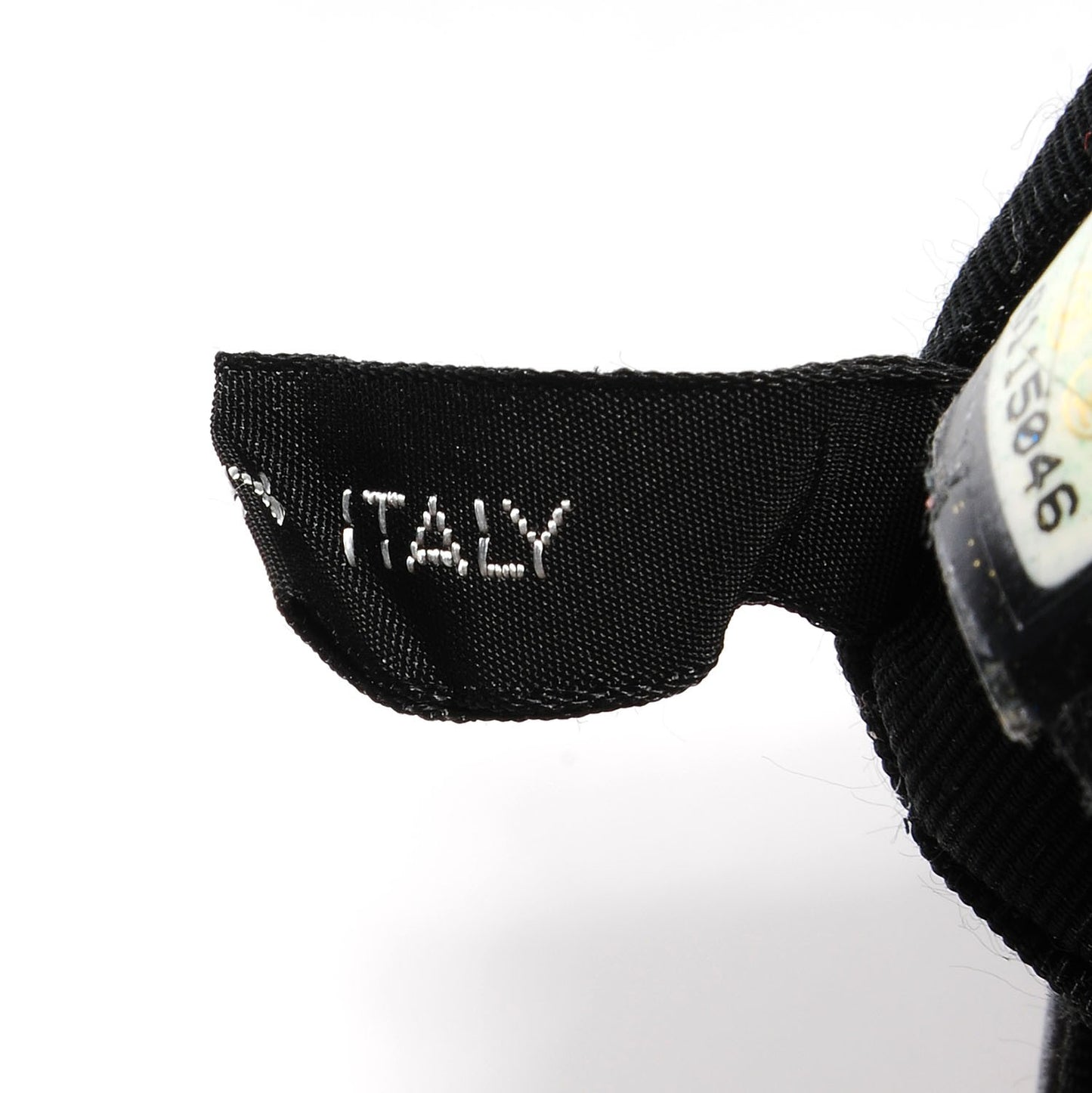 Lambskin Square Stitched Micro Flap Black