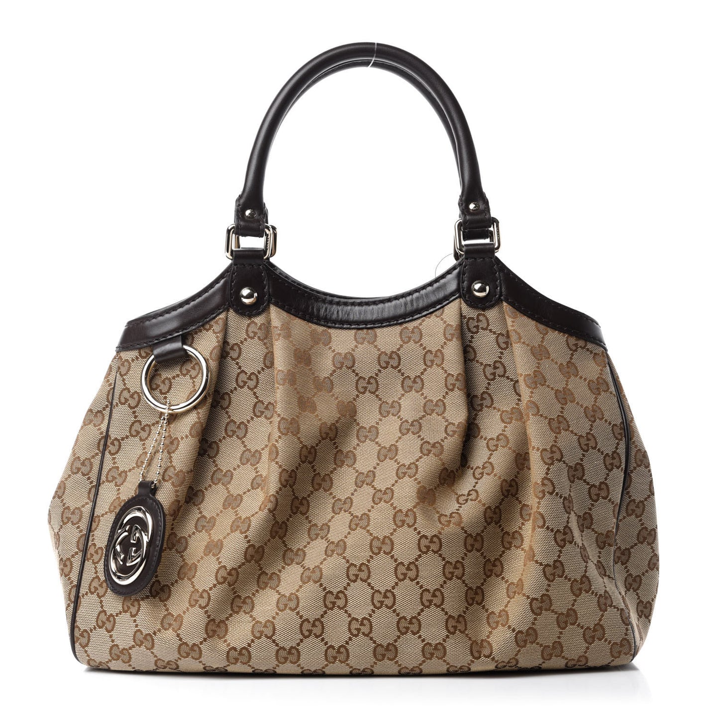 Monogram Medium Sukey Tote Dark Brown