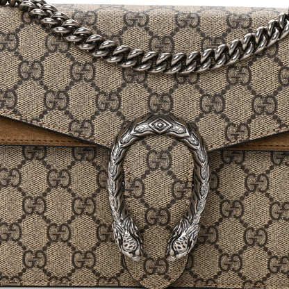 Gucci GG Supreme Monogram Small Dionysus Shoulder Bag Taupe 7 of 10