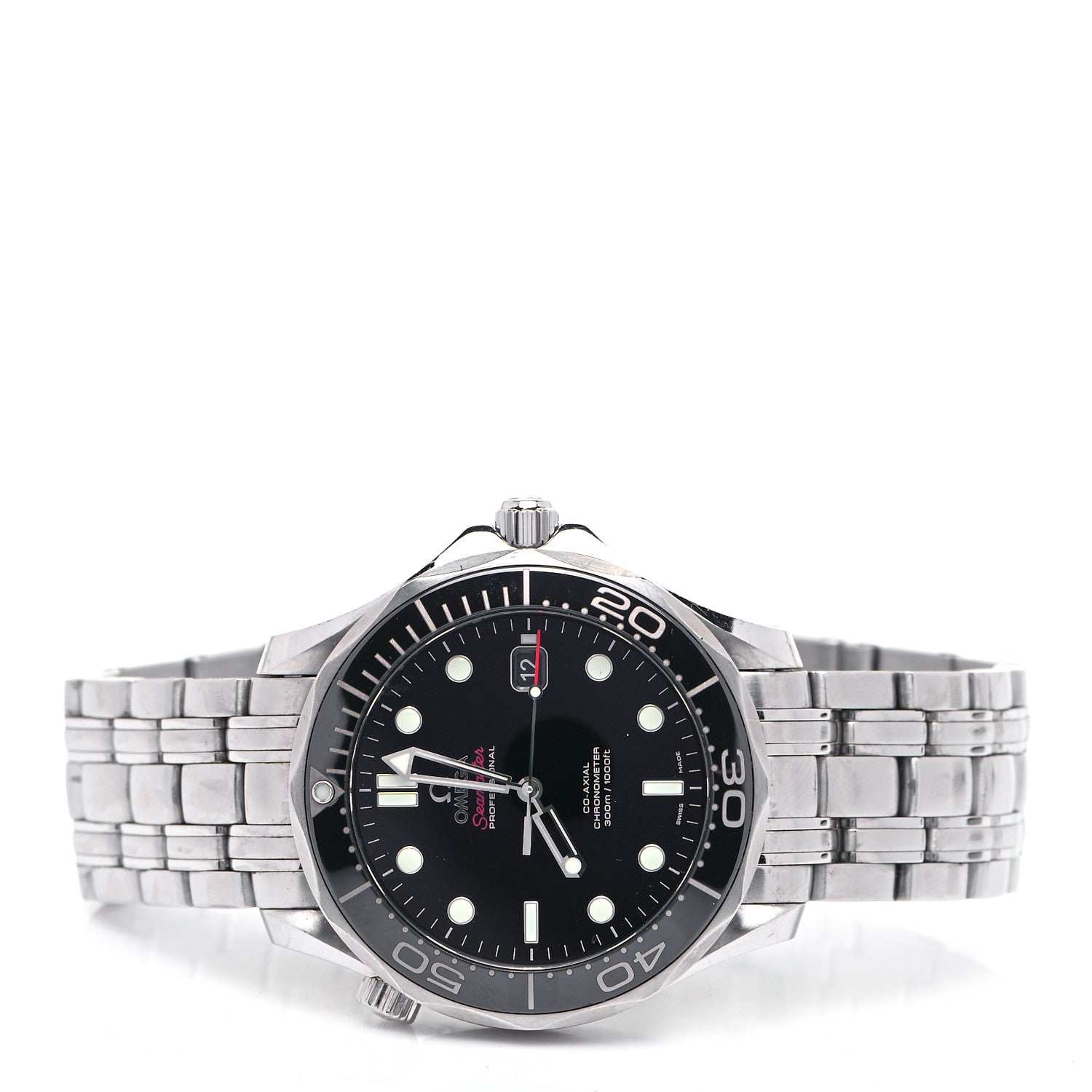 Omega Stainless Steel 41mm Seamaster Professional Co-Axial Diver Automatic Watch Black 212.30.41.20.01.003 2 of 5