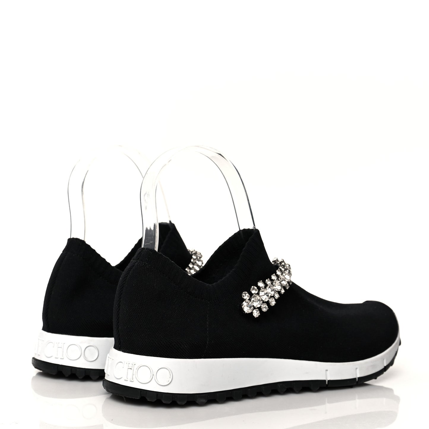 Knit Crystal Verona Sneaker 38.5 Black