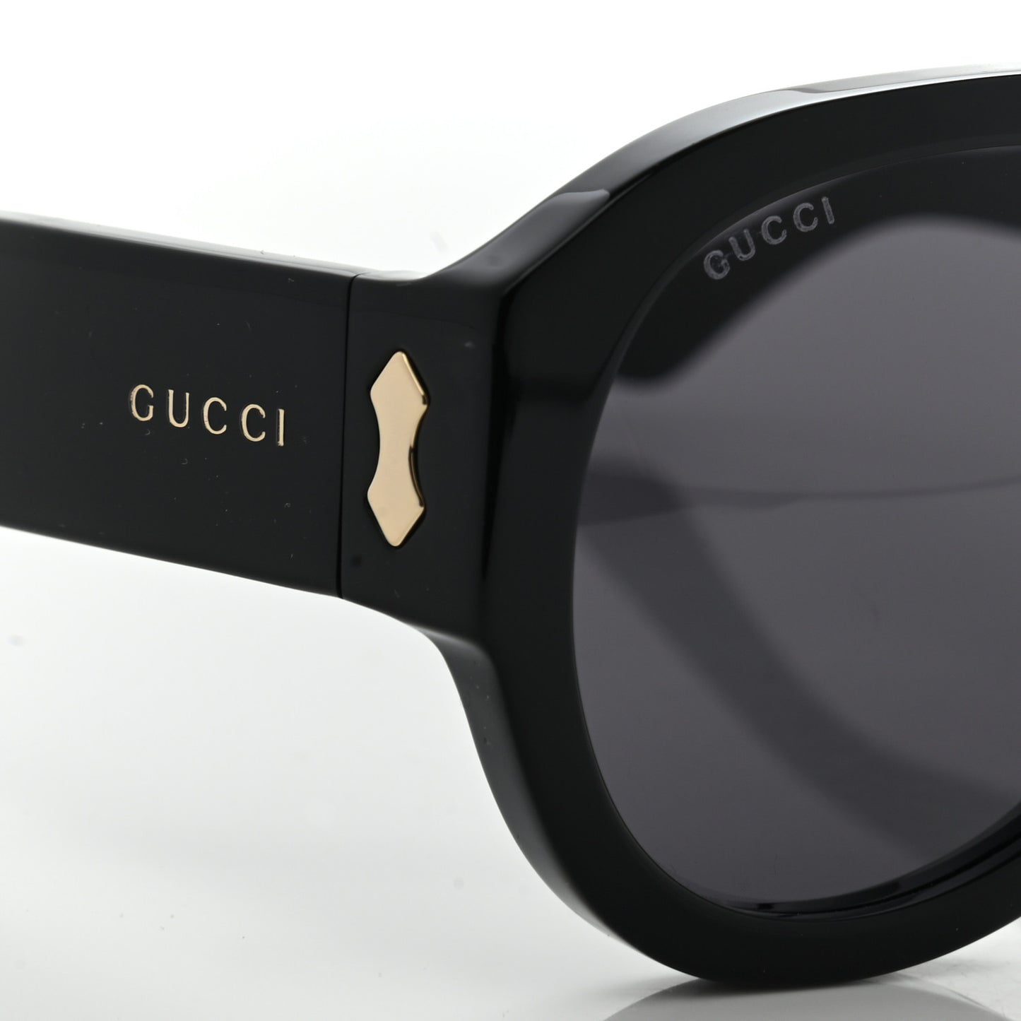 Acetate Aviator Sunglasses GG0668S Black