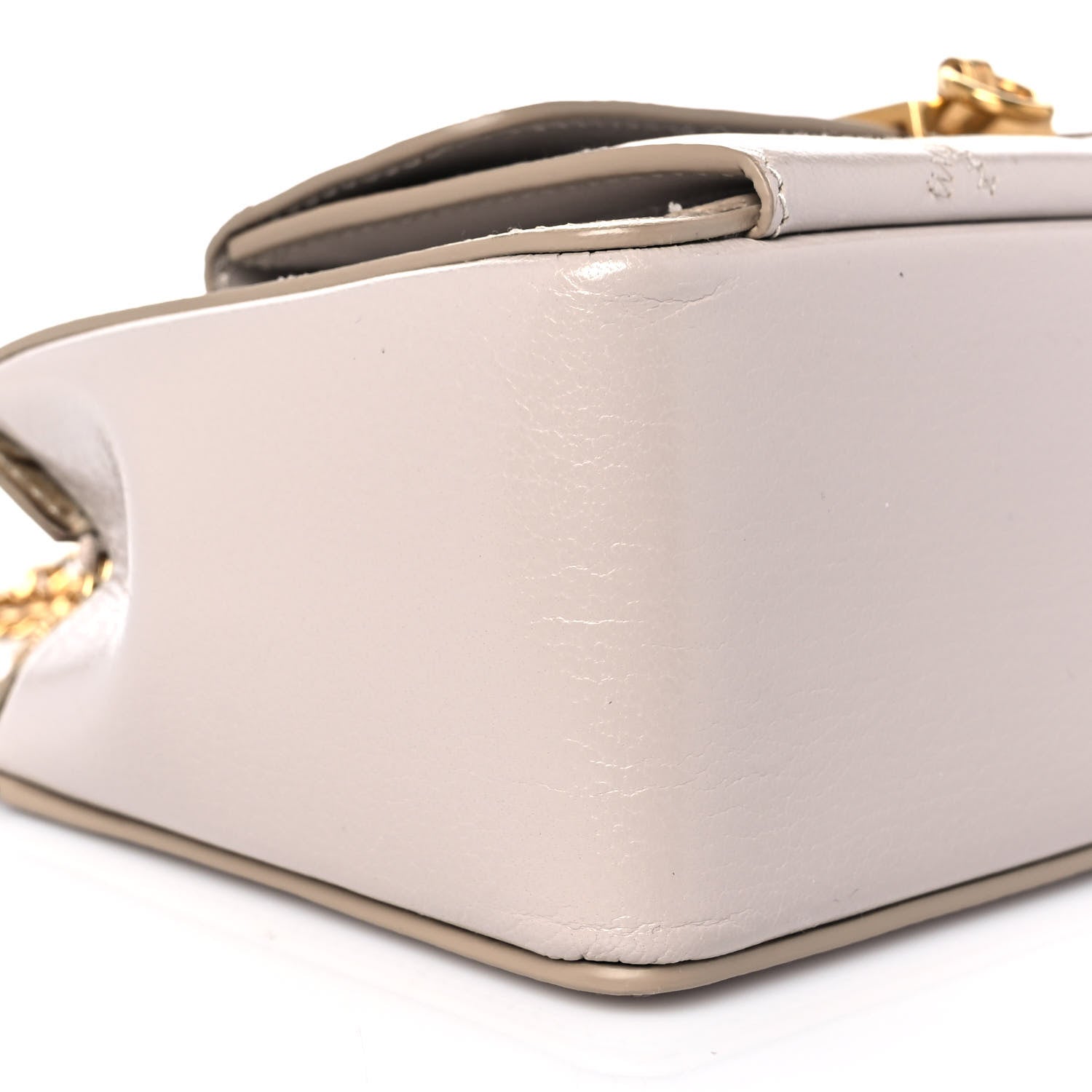 Givenchy Goatskin Diamond Quilted Pocket Crossbody Natural 6 of 7