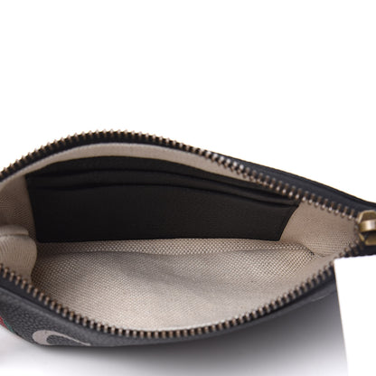 Gucci Grained Calfskin Logo Wristlet Black 5 of 7