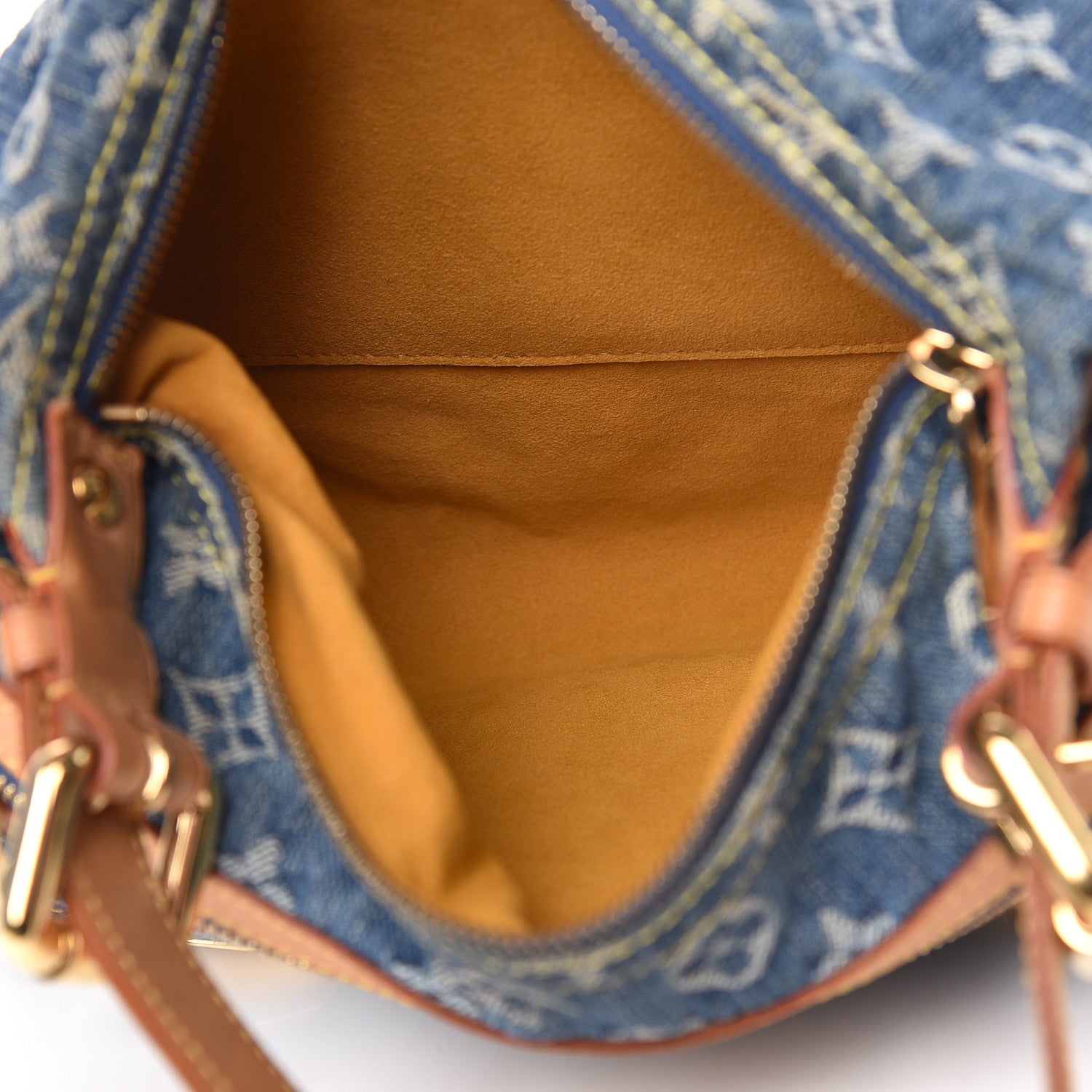 Louis Vuitton Monogram Denim Baggy PM Blue 5 of 16