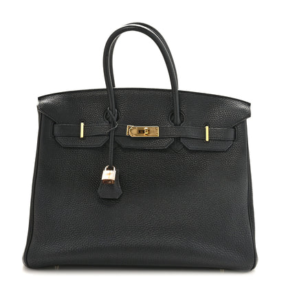Hermes Togo BIRKIN 35 Black 1 of 12