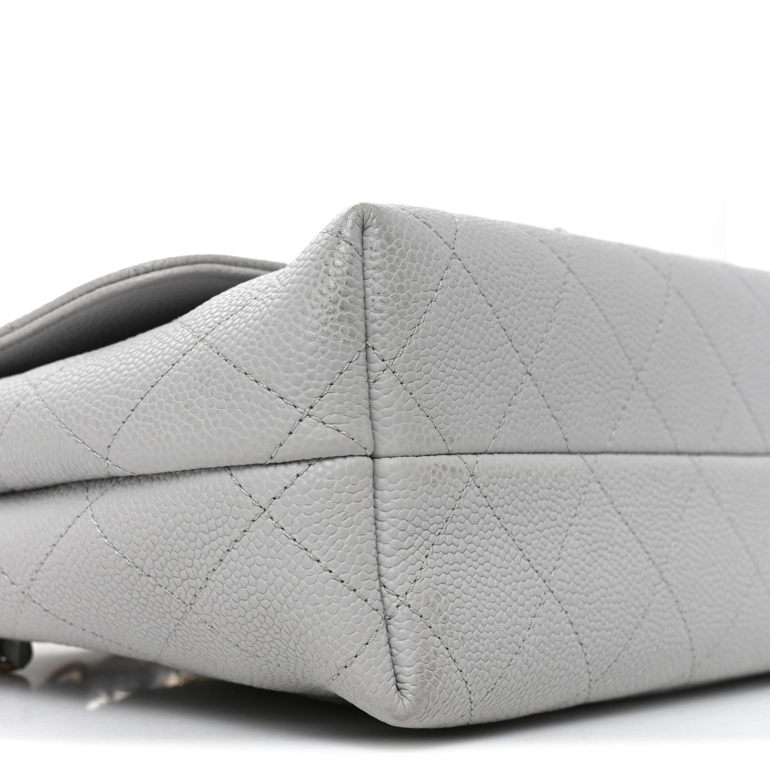 Chanel Caviar Quilted City Walk Flap Light Grey 9 of 10