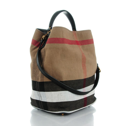 Burberry Canvas Mega Check Medium Ashby Black 3 of 11