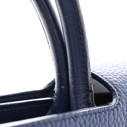 Christian Dior Bullcalf Medium Diorever Flap Navy 9 of 10