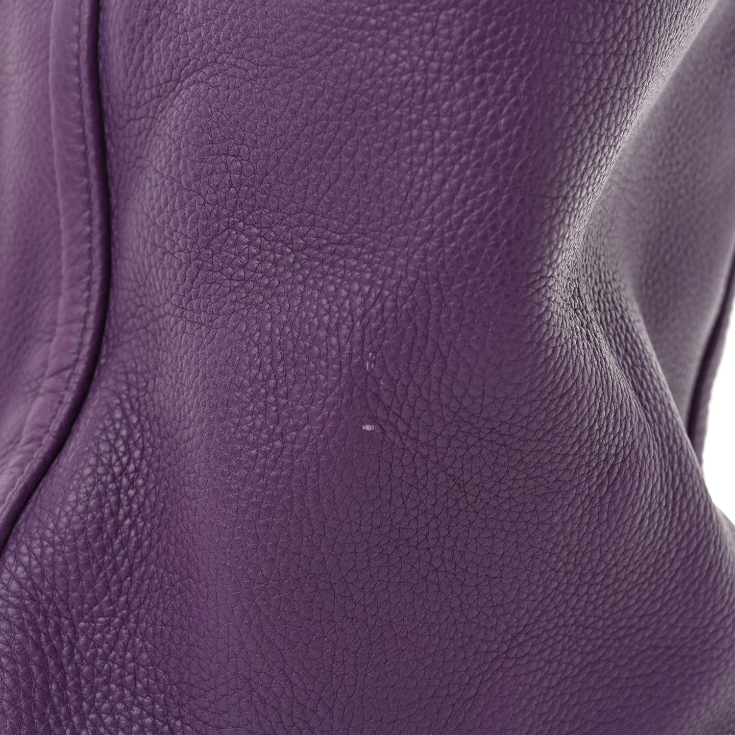 Gucci Pebbled Calfskin Large Soho Shoulder Bag Shine Purple 11 of 12