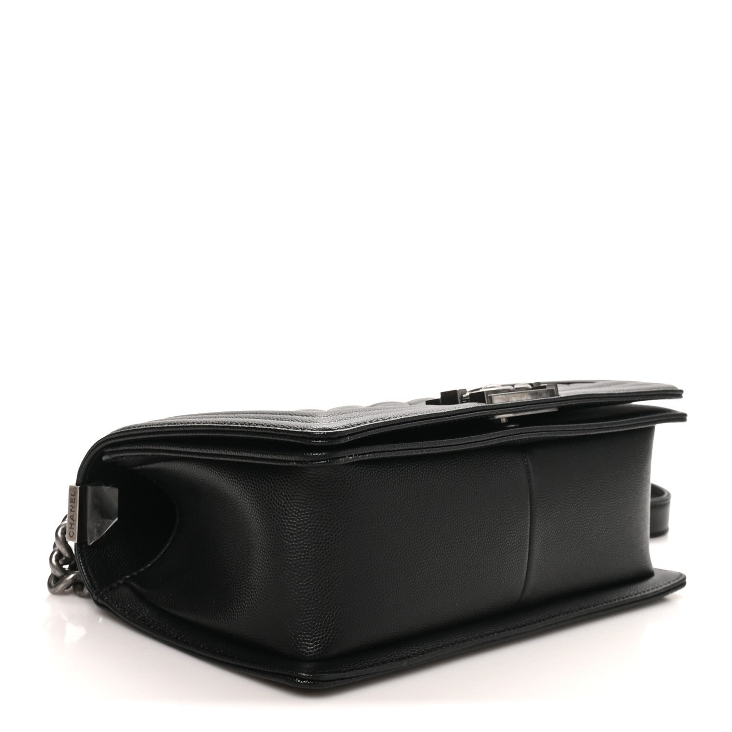 Chanel Caviar Quilted Medium Boy Flap Black 4 of 10