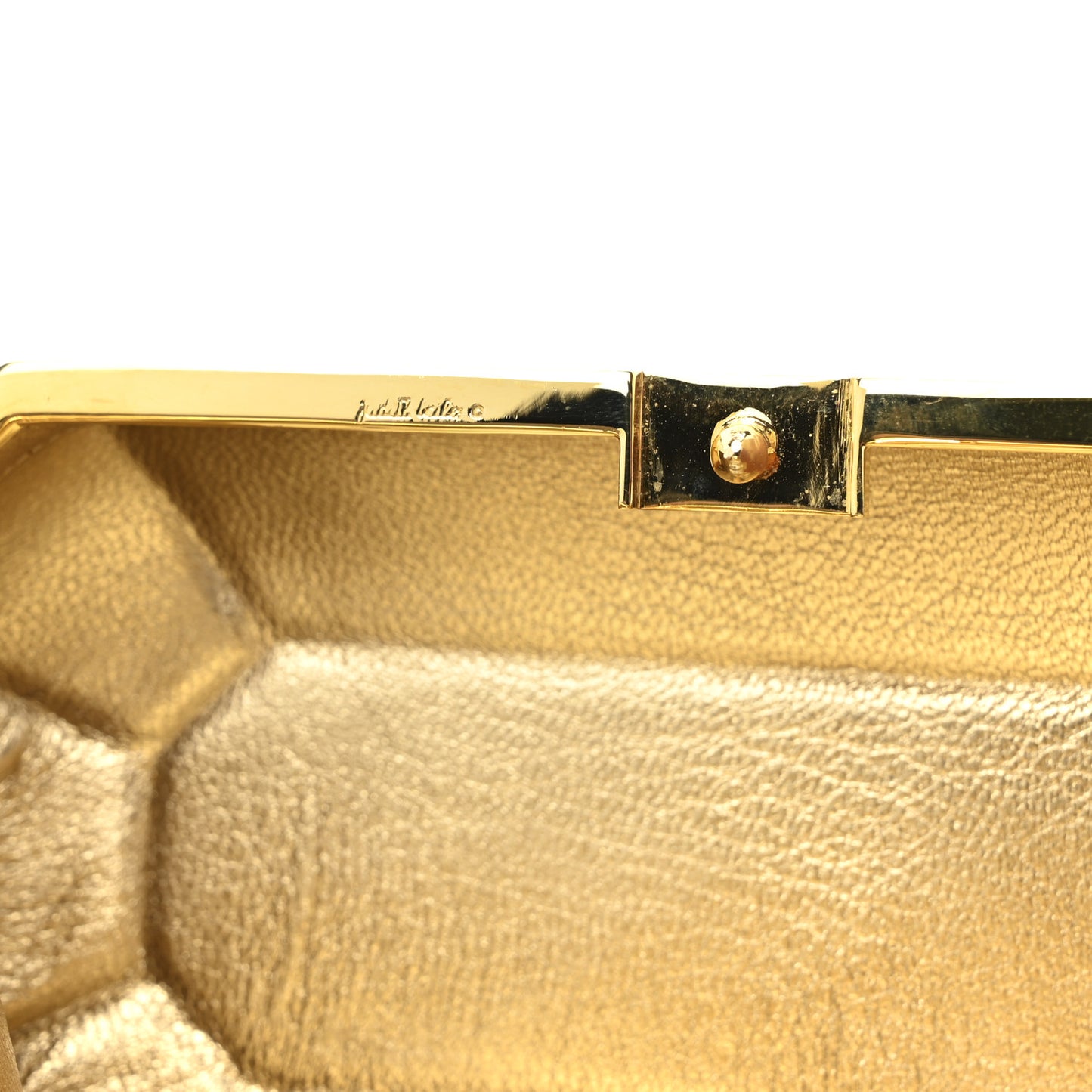 Swarovski Crystal Minaudiere Clutch Gold Silver