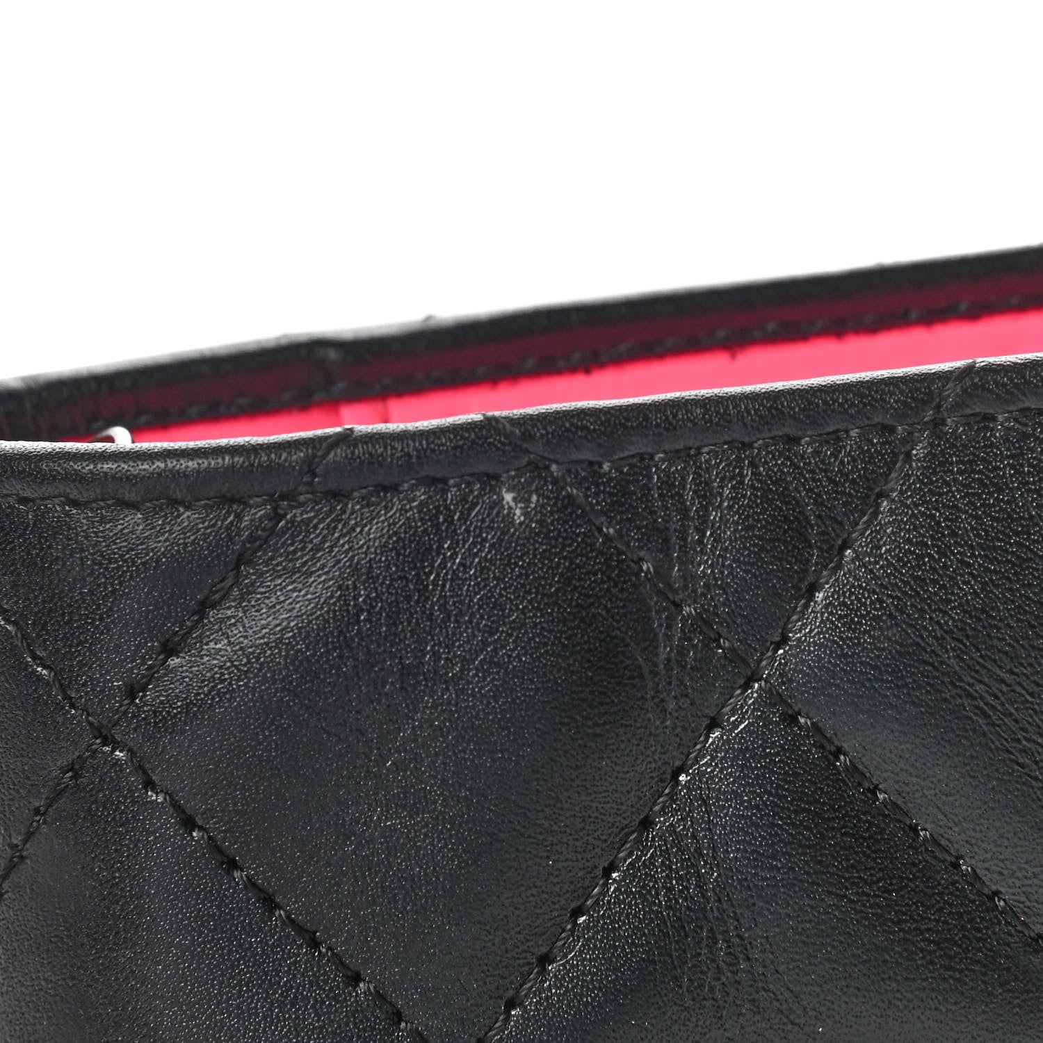 Chanel Calfskin Quilted Small Cambon Agenda Planner Black White 10 of 10