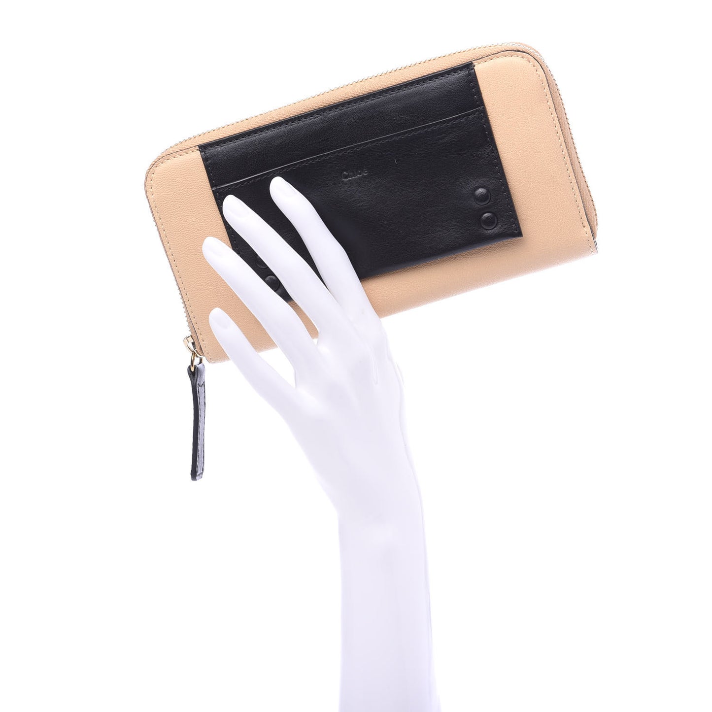 Calfskin Alice Wallet Anemone Pink Black