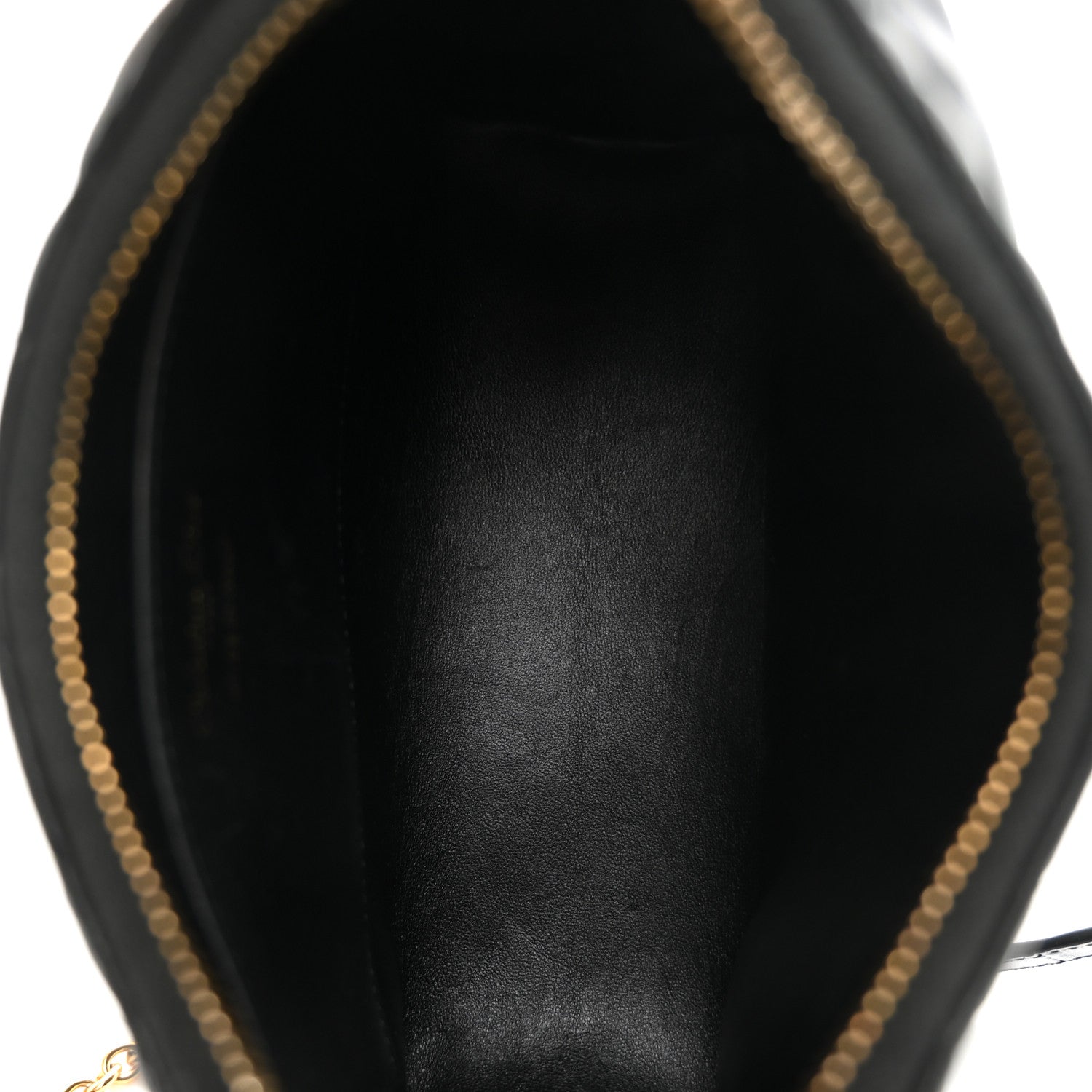 Christian Dior Calfskin Macrocannage Miss Caro Diorling Mini Bag with Chain Black 4 of 10