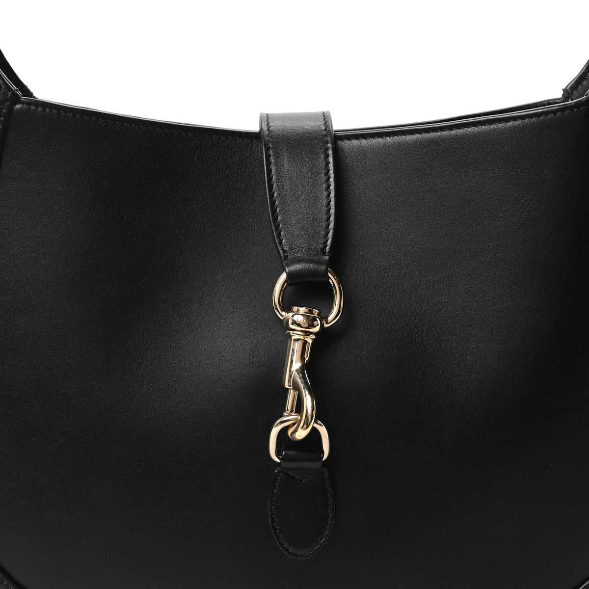 Gucci Boarded Dyana Lux Calfskin Medium Jackie 1961 Hobo Black 8 of 10
