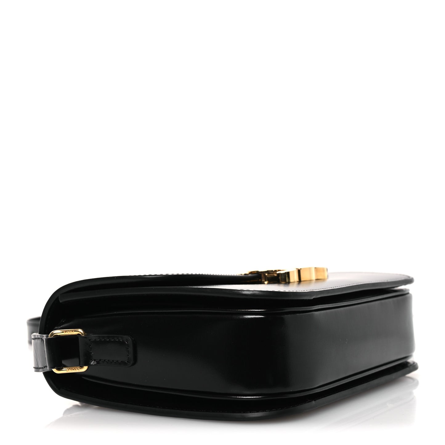 Shiny Calfskin Medium Triomphe Black