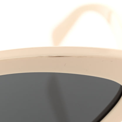 Celine Acetate Cat Eye Sunglasses CL40019I Ivory 8 of 9