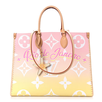 Louis Vuitton Monogram Giant By The Pool Rio De Janeiro Onthego GM Light Pink 1 of 9