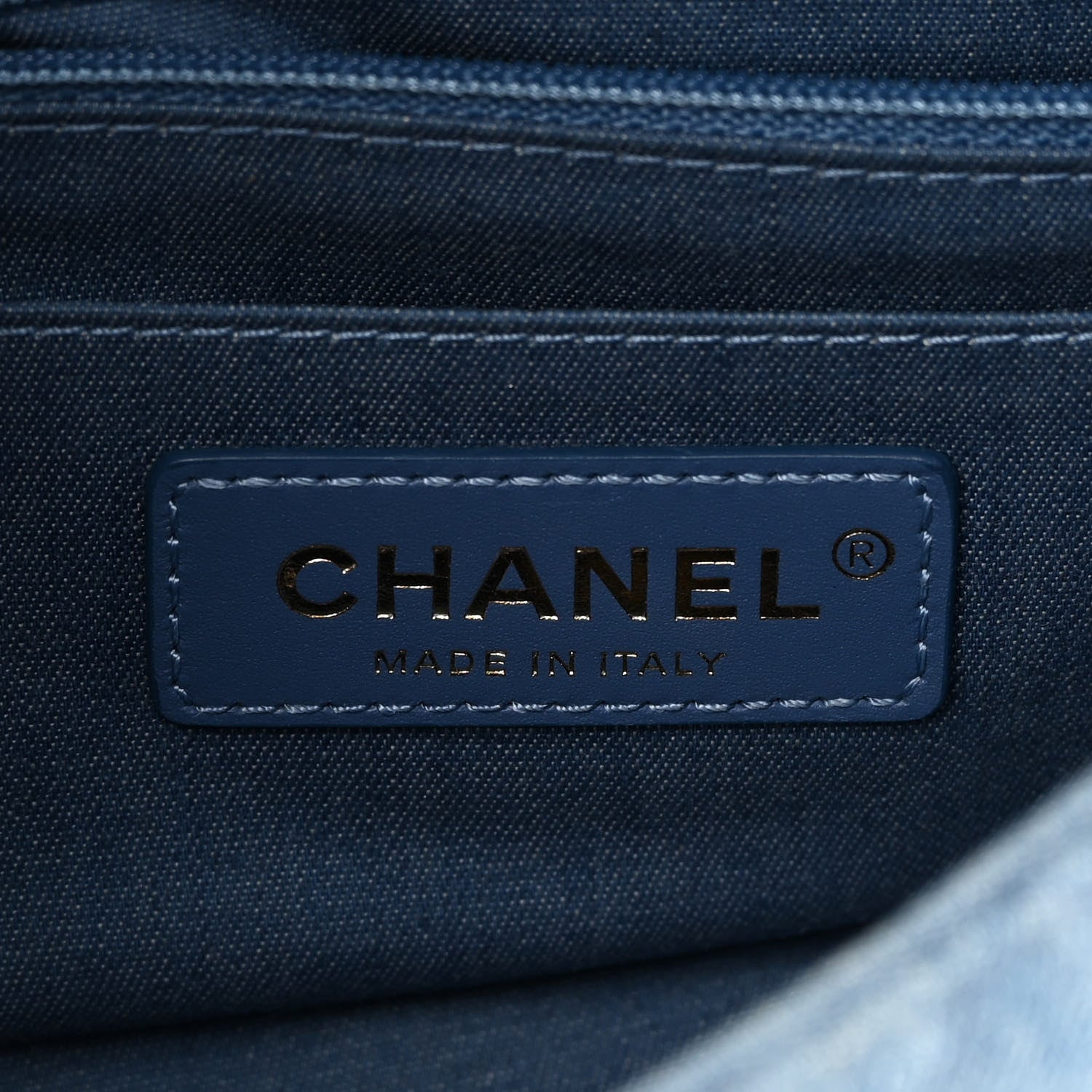 Chanel Denim Quilted Mini Pearl Crush Rectangular Flap Blue 6 of 11