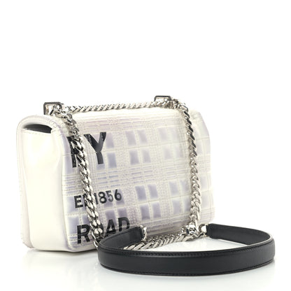 Burberry Patent Quilted Horseferry Print Small Lola Bag White 3 of 15