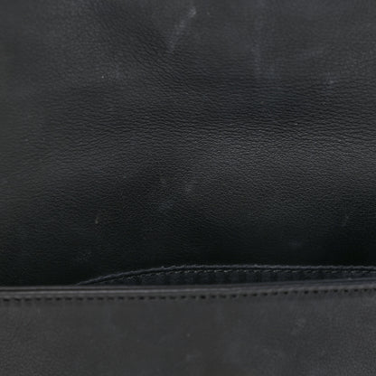 Fendi Vitello Flamingo Enamel Fendista Pouchette Crossbody Black 13 of 13
