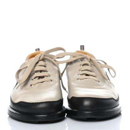 Hermes Calfskin Sneakers 37 Black 2 of 4