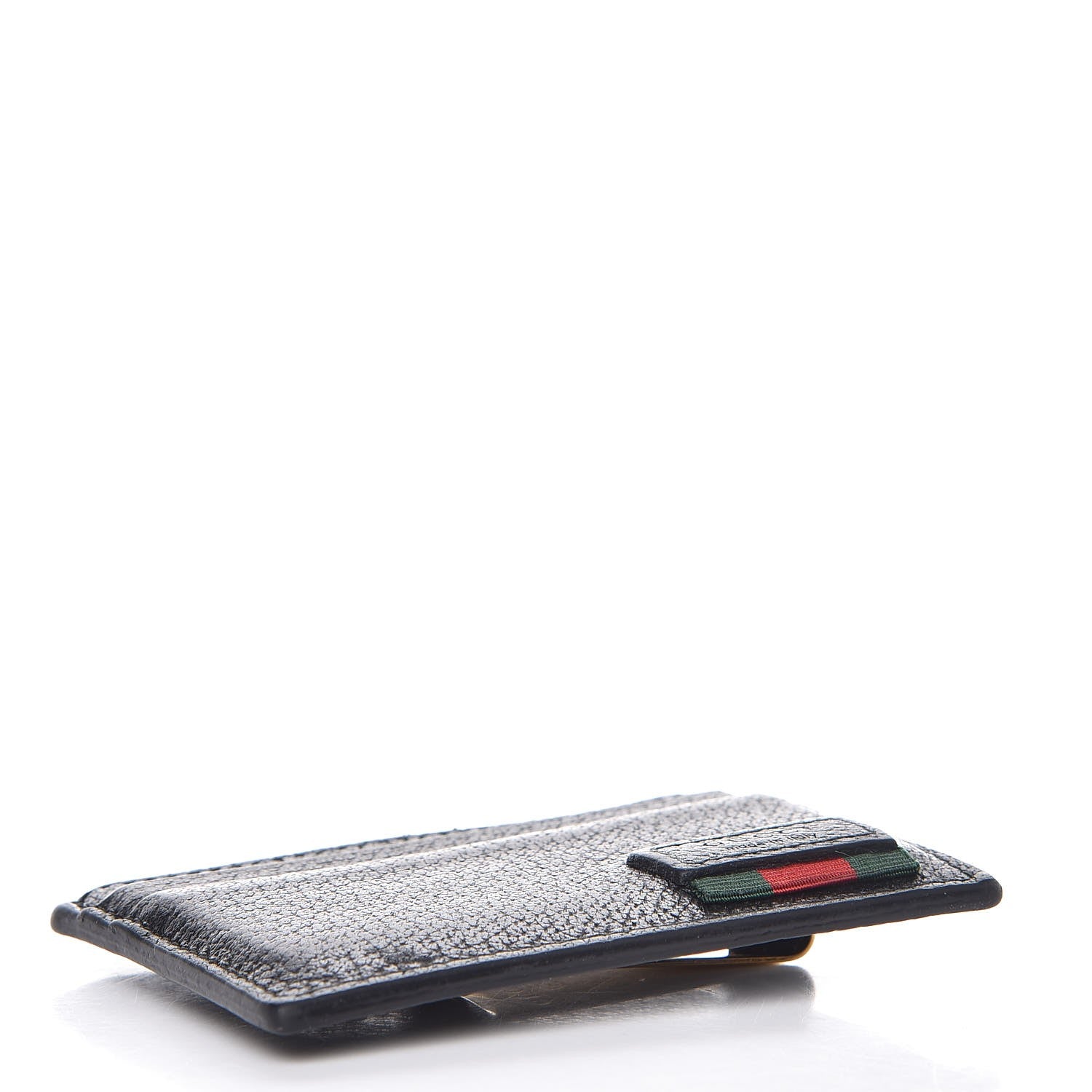 Gucci Calfskin Web Money Clip Black 4 of 10