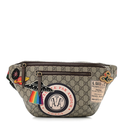 Gucci GG Supreme Monogram Courrier Belt Bag Beige New Acero 1 of 10