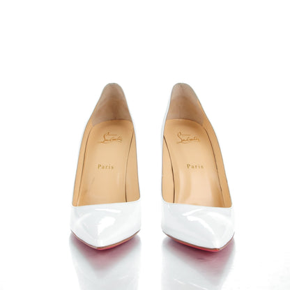 Christian Louboutin Patent Decollete 554 100 Pumps 42 White 2 of 8