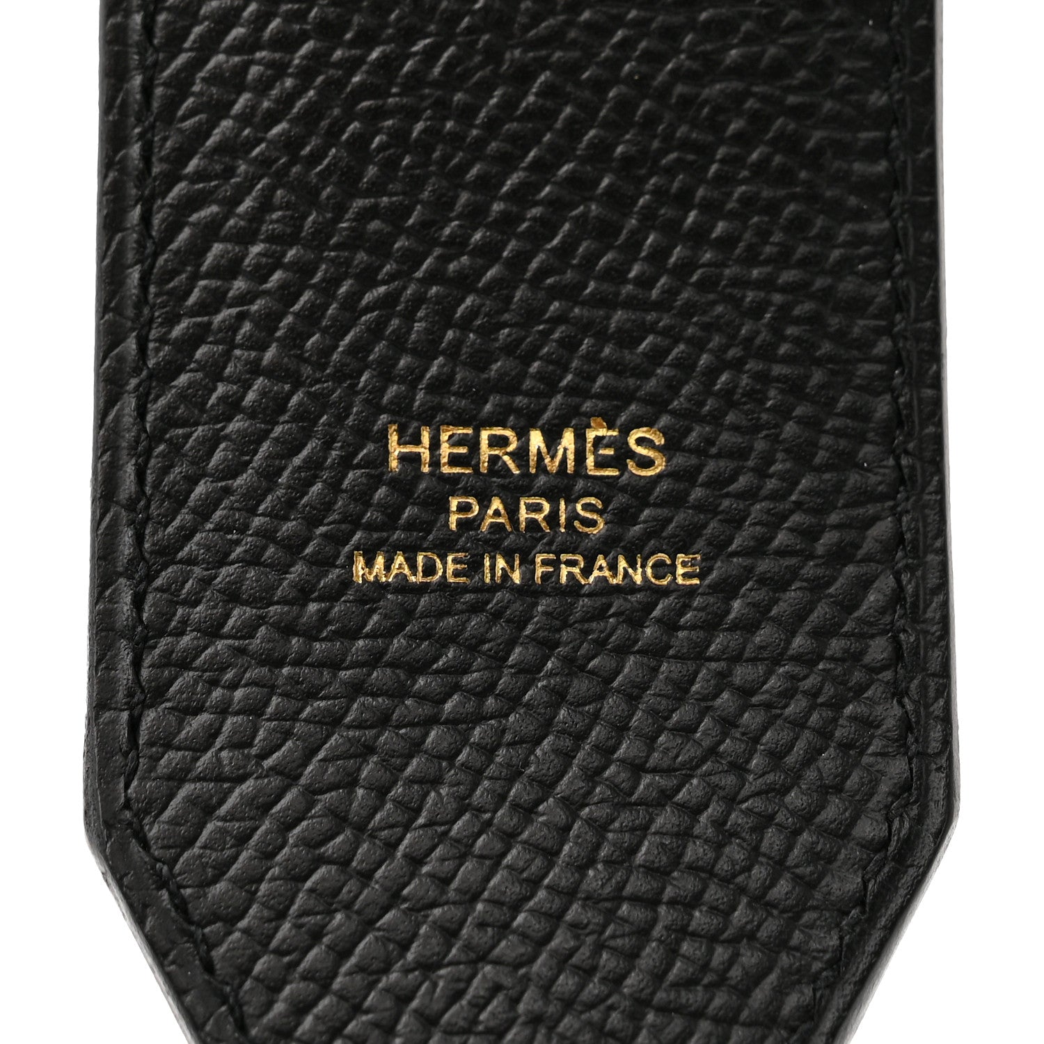 Hermes Epsom 30mm Hexagone Tressage Shoulder Strap Black Craie 3 of 5